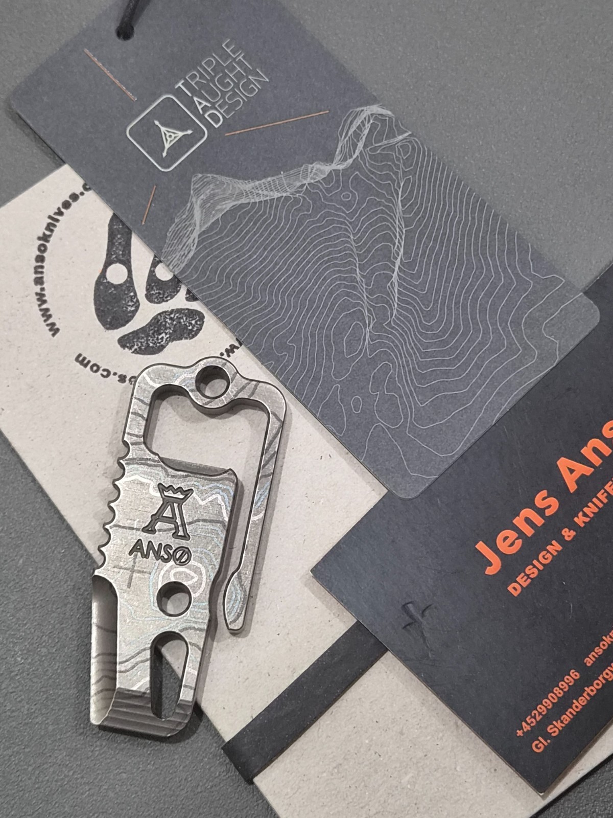 Triple Aught Design TAD Go For Tool Anso Edition Titanium Topo