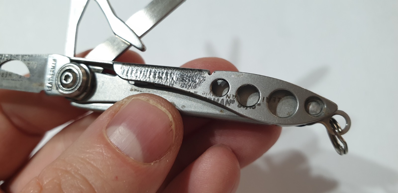 🔥🔥 Leatherman Style One Hand Opening Prototype and Factory Misprint Very Rare