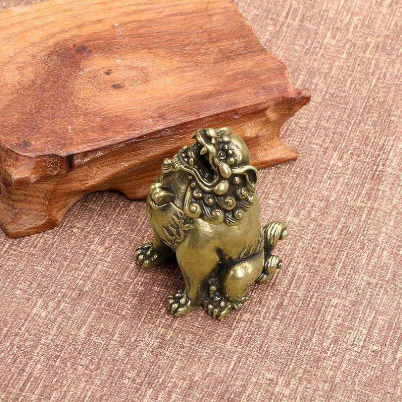 Brass Pixiu Incense Burner Small Pixiu Statue House Decoration Animal Figurines