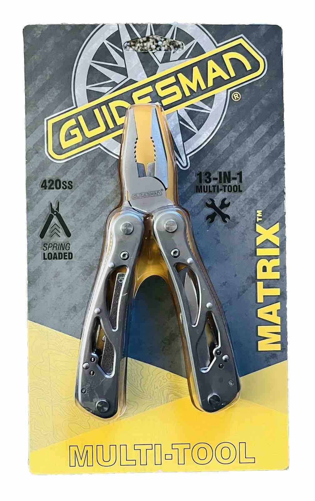 Guidesman Matrix Stainless Steel 13 Function Multi-Tool with Denier Nylon Case