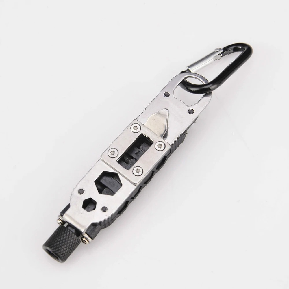 Mini Keychain Screwdriver Portable EDC Repair Tool Multifunction Steel Kit