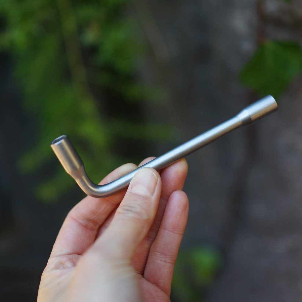 Titanium TC4 One-Piece L-Wrench Universal 1/4 Inch Screwdriver Tool EDC