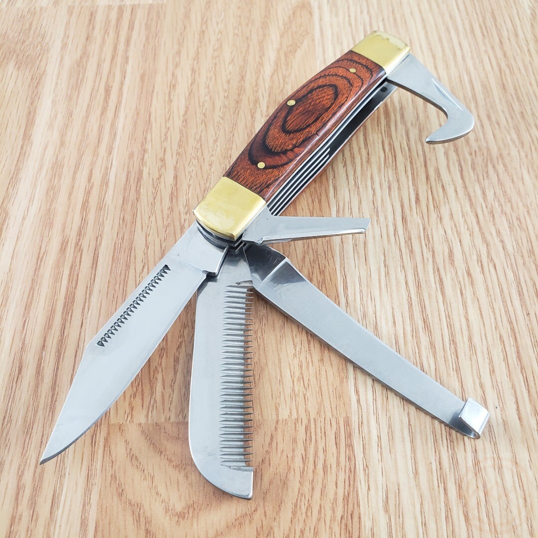 Rite Edge Horseman’s Multitool 5 Tools For Horseman Maintenance Pakkawood Handle