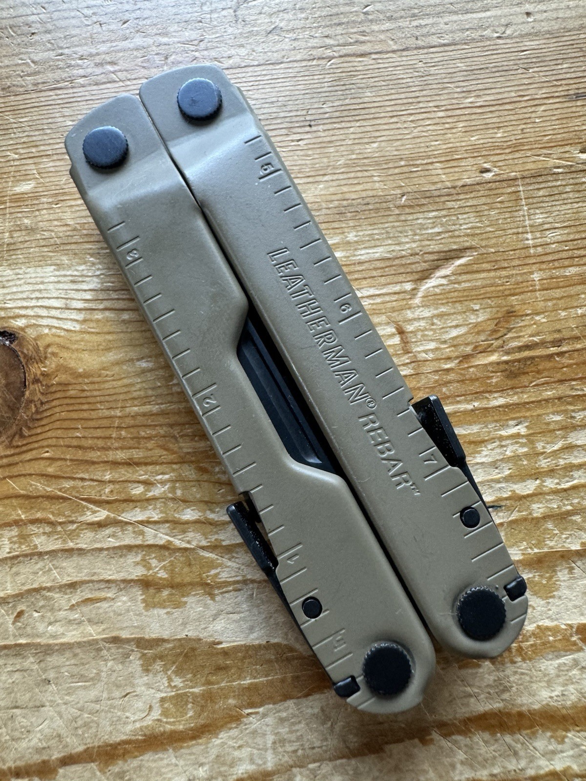 Leatherman Rebar Coyote Tan Multi-Tool Knife Pliers & Other Tools – Excellent