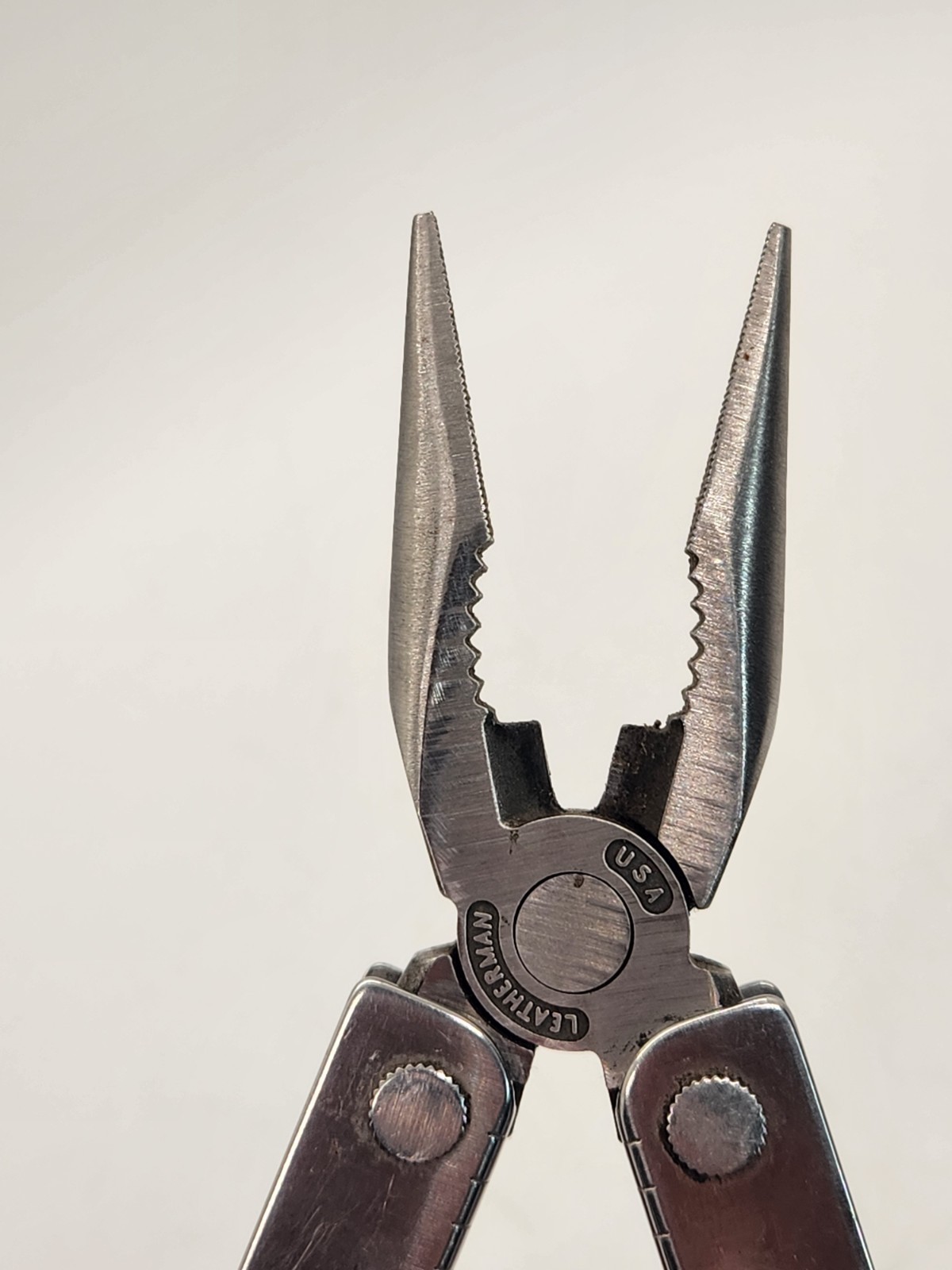 Vintage Original Leatherman Multi Tool 9 Tool Portland US Reg 1325473 w/Sheath