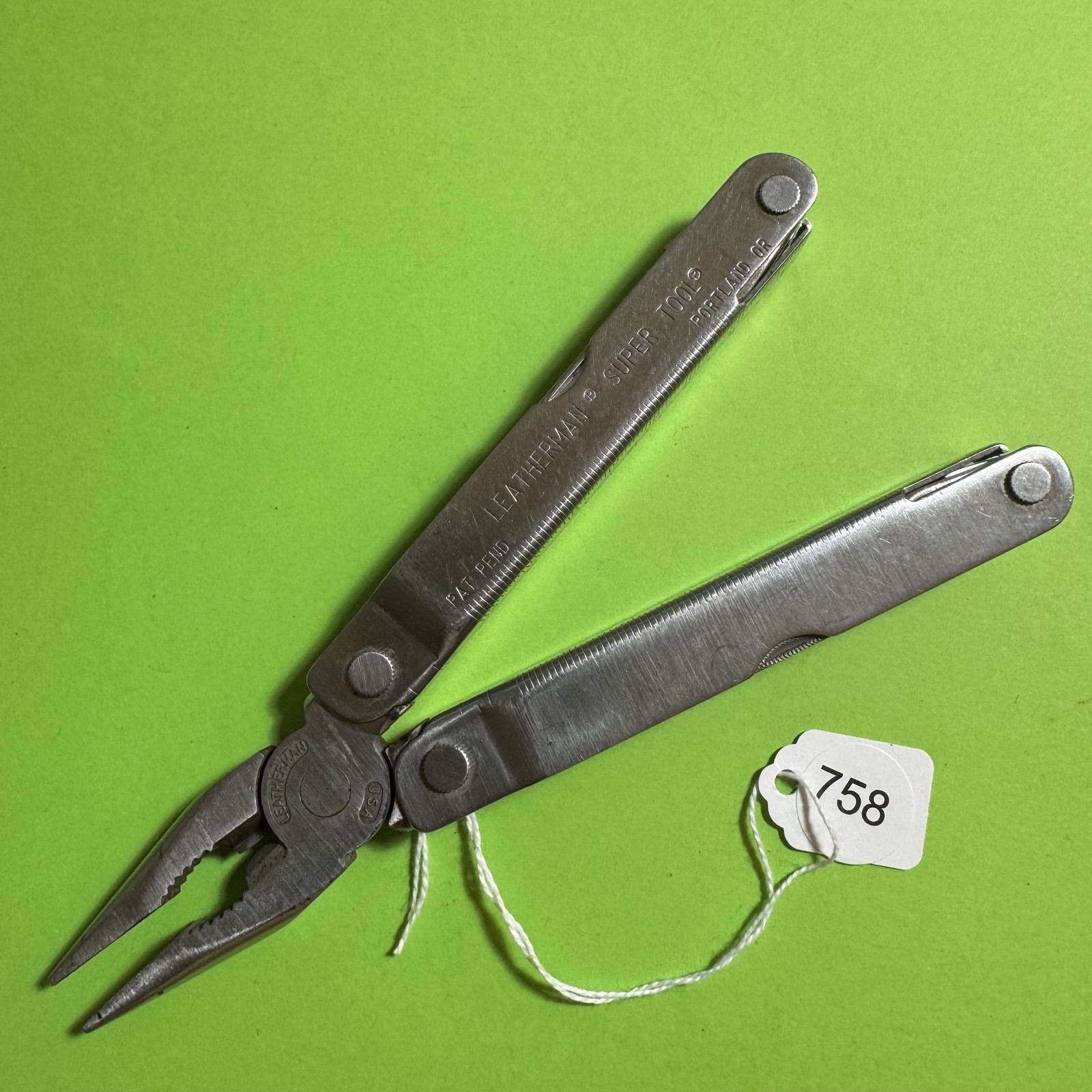 Leatherman Super Tool Plier Multi Tool Pocket Knife Stainless EDC #758