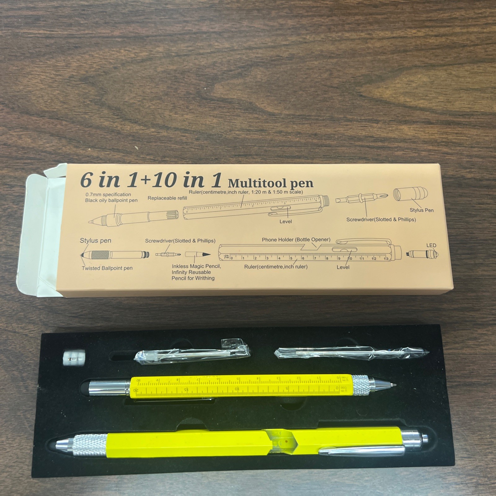 6 in one +10 in one Multitool Pen New open box