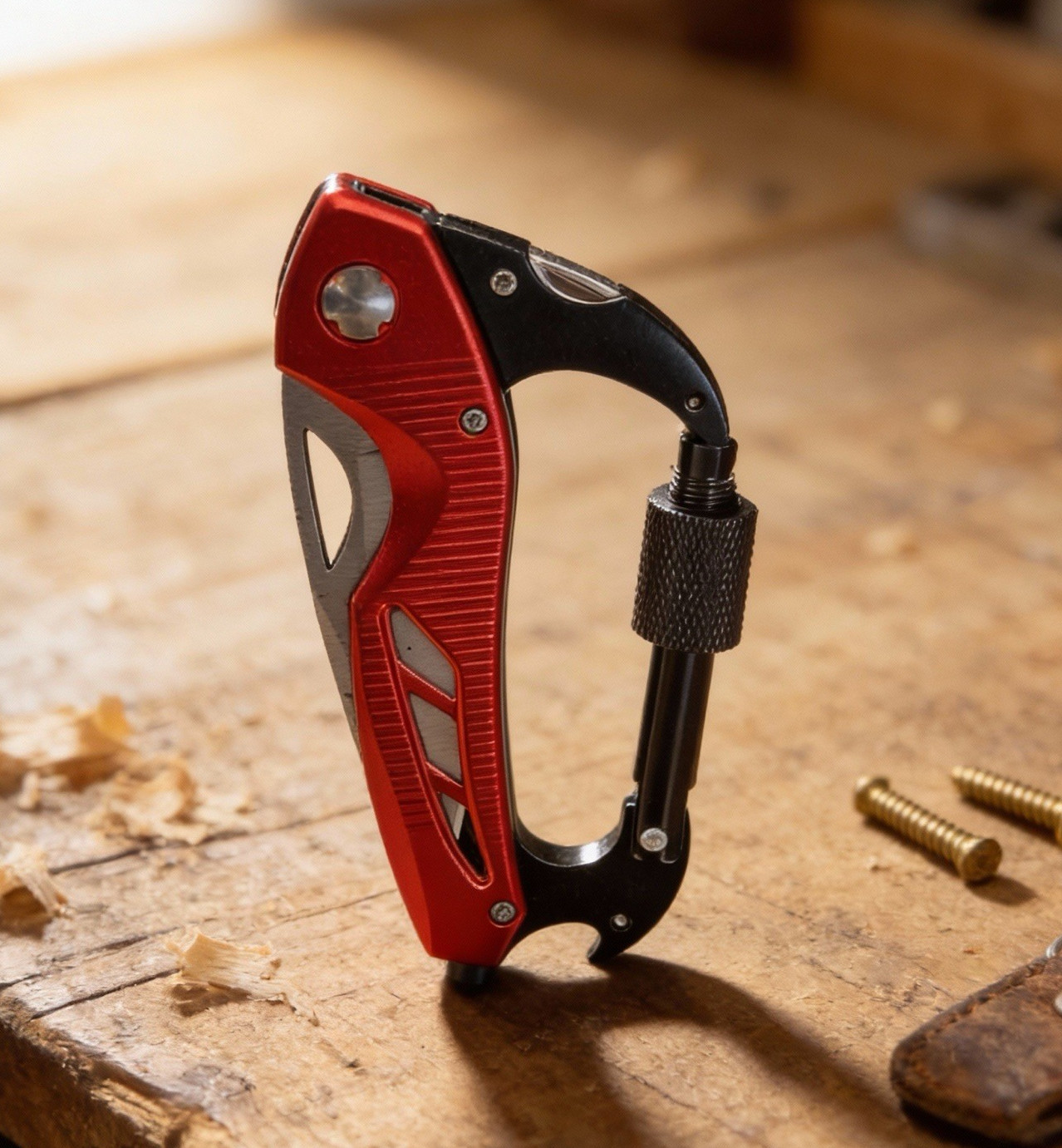 “Fix-it” Brand Carabiner Multi-tool Great for Campers, Hikers, DIY’s Great Gift