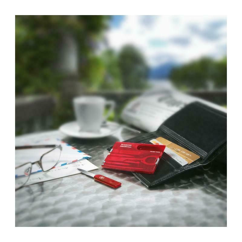 VICTORINOX SWISS ARMY SWISSCARD – CYBER RUBY RED