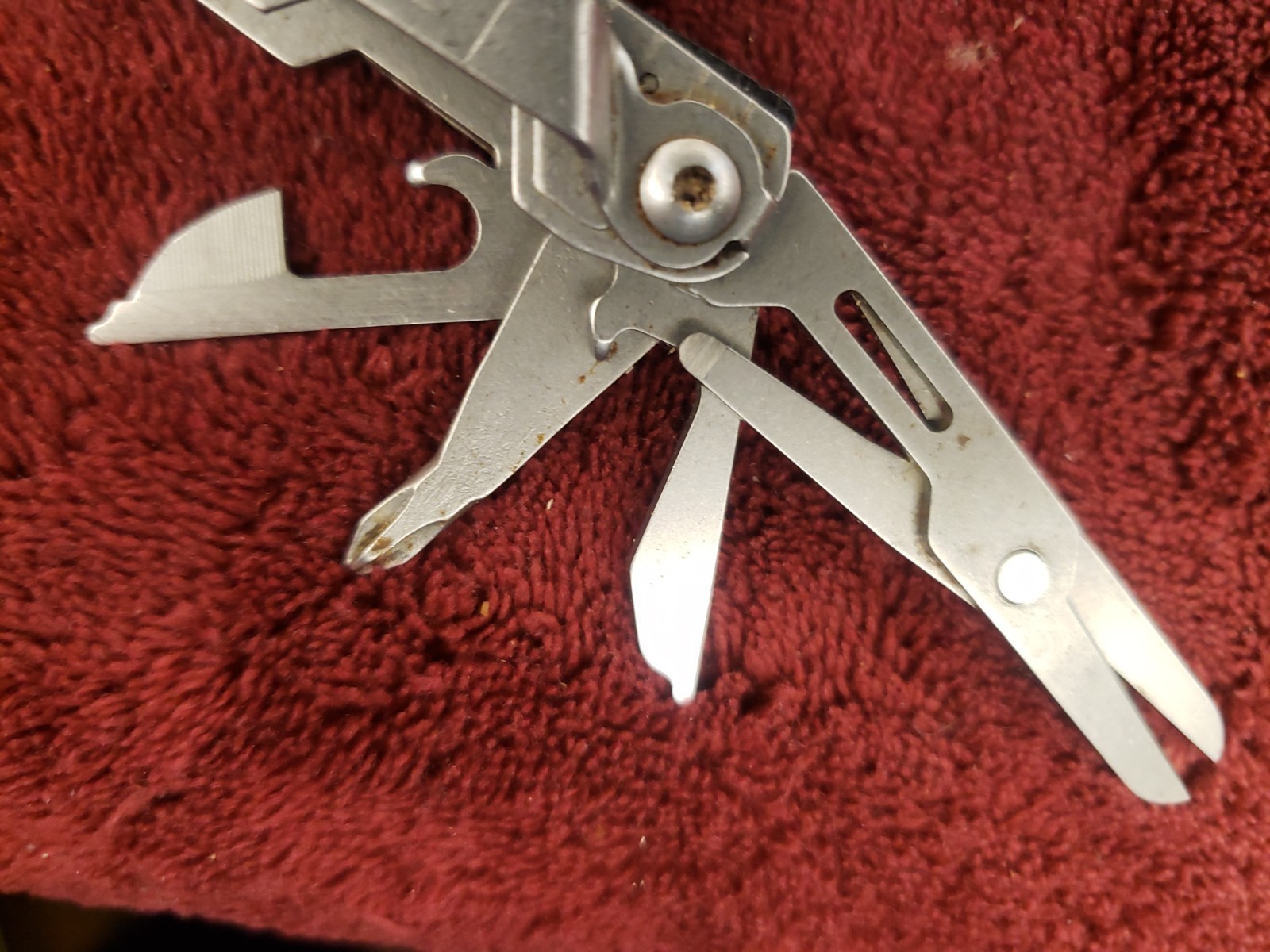 SOG PL1001-CP Stonewash PowerLitre Multi-Tool w/17 Tools corkscrew