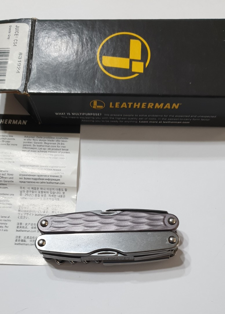 🔥🔥🔥 Leatherman Juice CS4 Gray Rare Retired Multi Tool Collectable New In Box