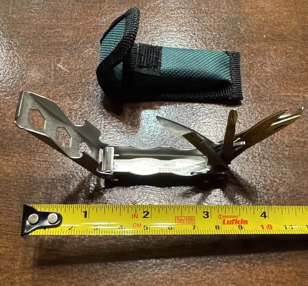 Small multi tool pocket knife W Pouch