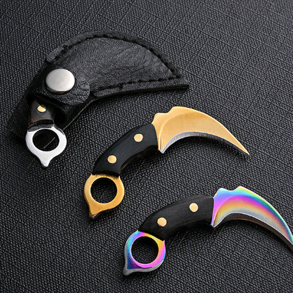 Outdoor Mini Folding Knife Keyring Pocket Sheath Keychain Men Gift Key Tools