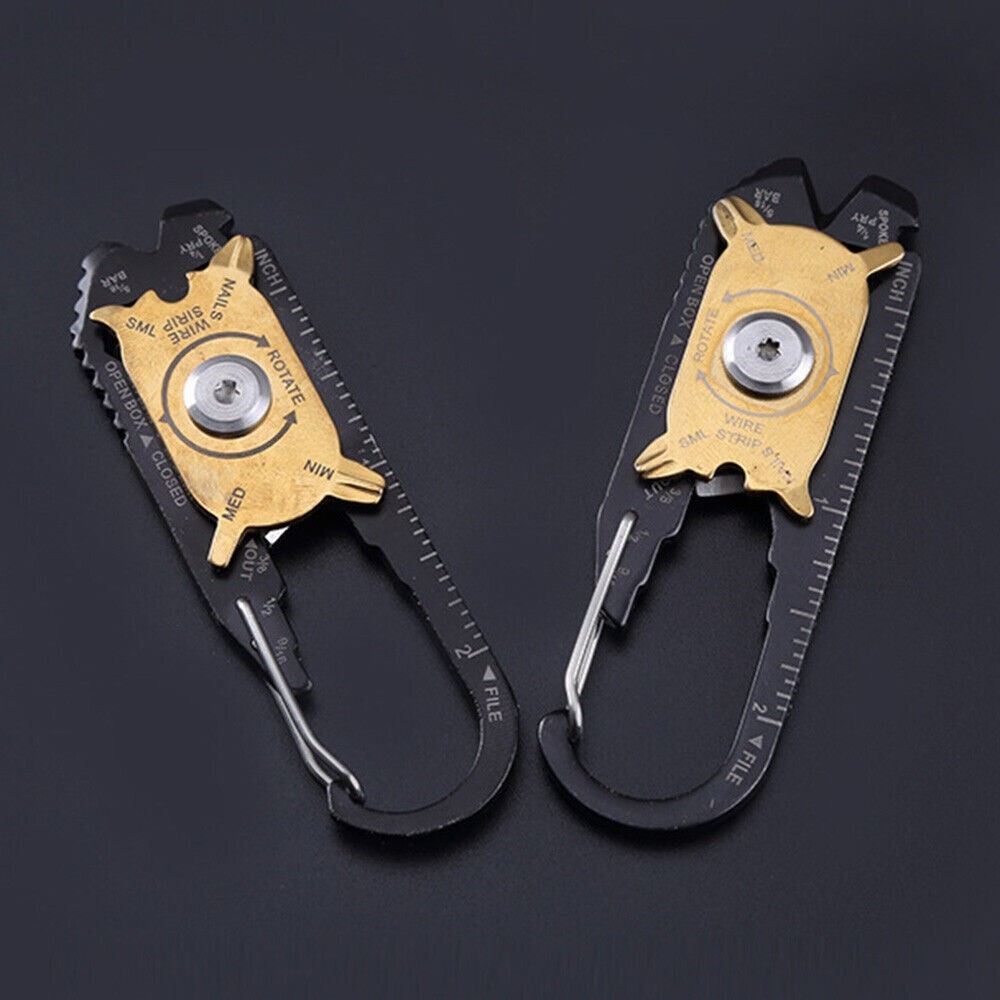 20 in1 Pocket Portable Gadget Mini Useful Utility Multi Tool Keychain EDC