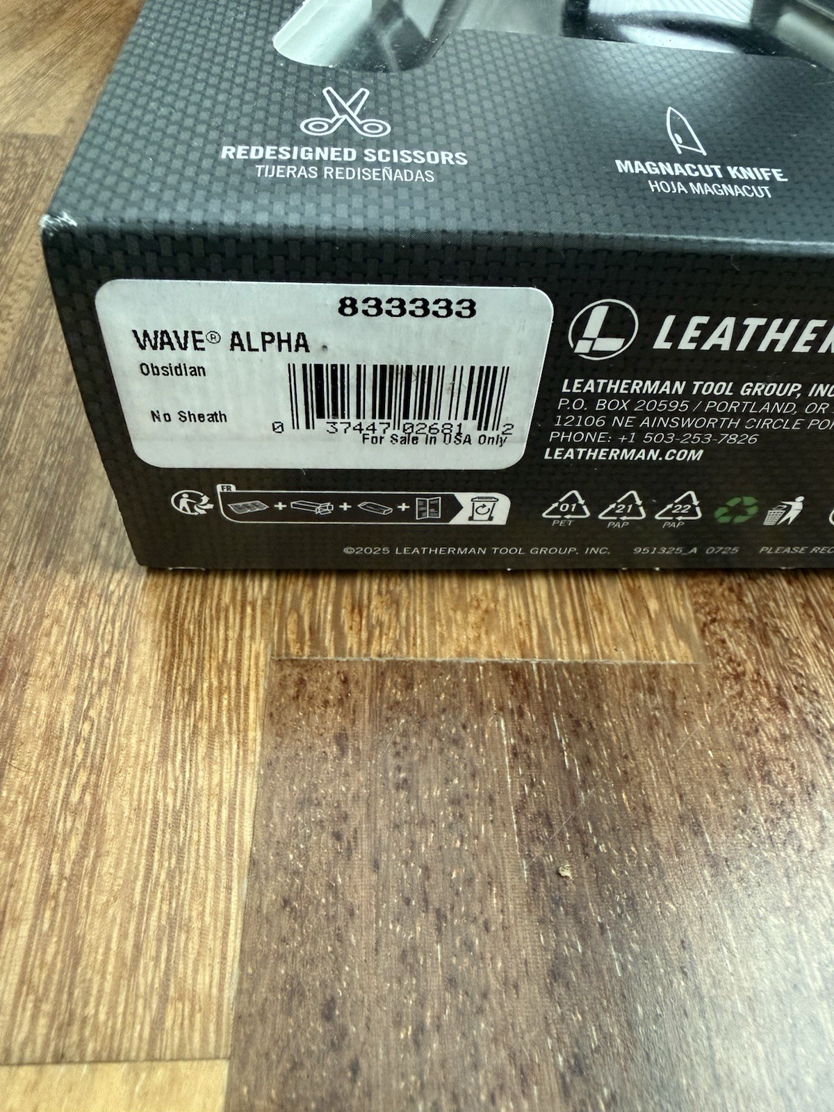 New In Box Leatherman Wave Alpha 16-in-1 Multi Tool MagnaCut Blade BLACK