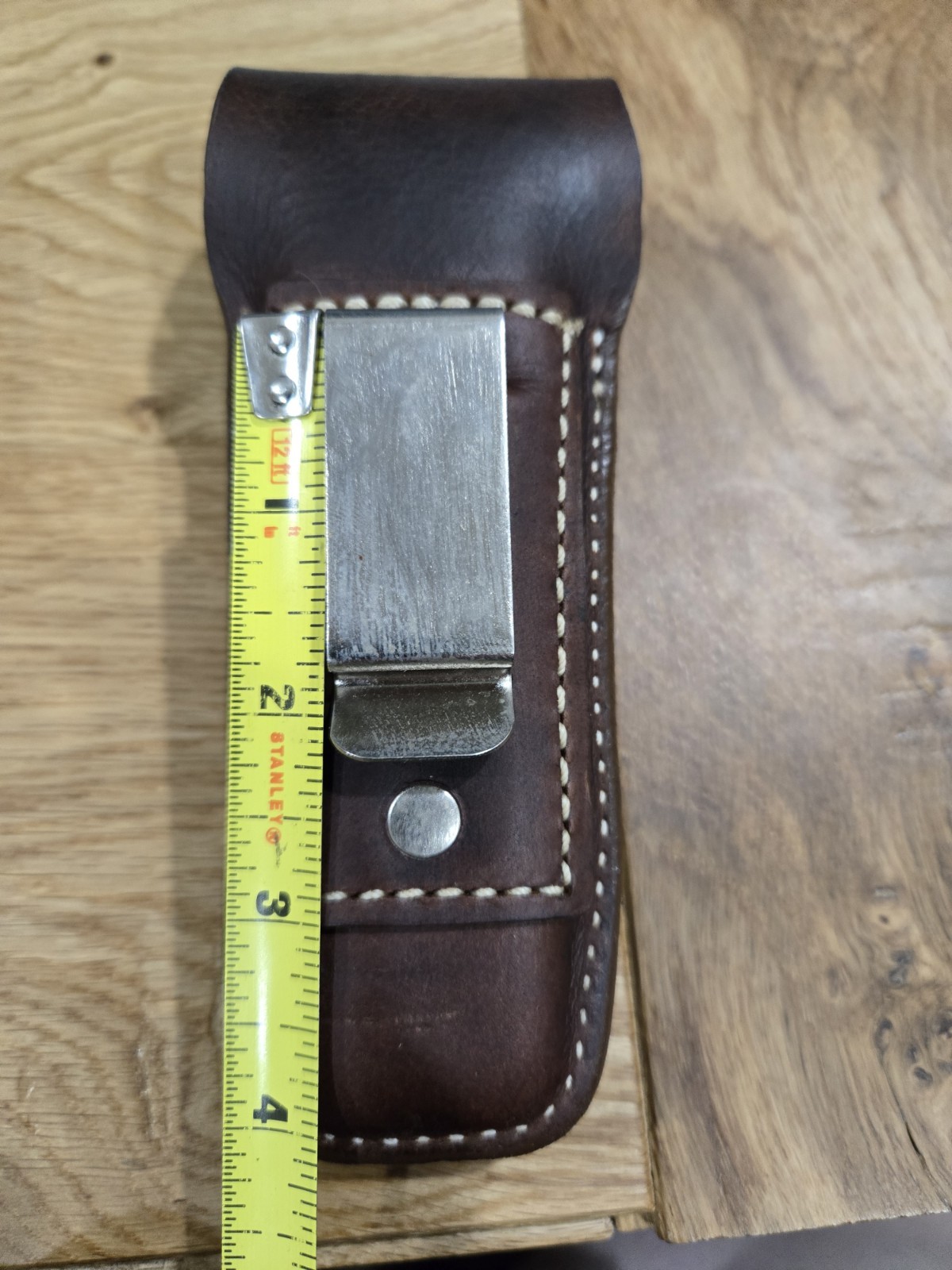 Gerber MP600 or Diesel multi tool leather sheath. Belt Clip. Sheath only.