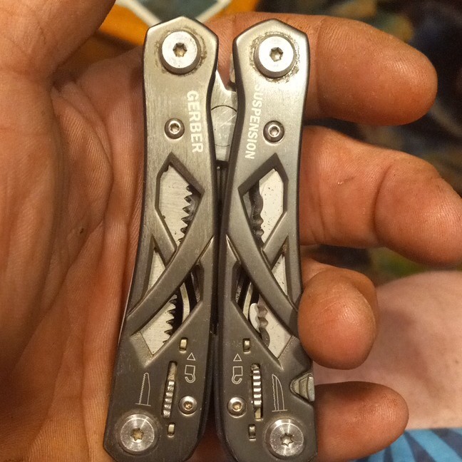 Gerber Suspension Muti Plier 9 Piece Tool universal wrench and more