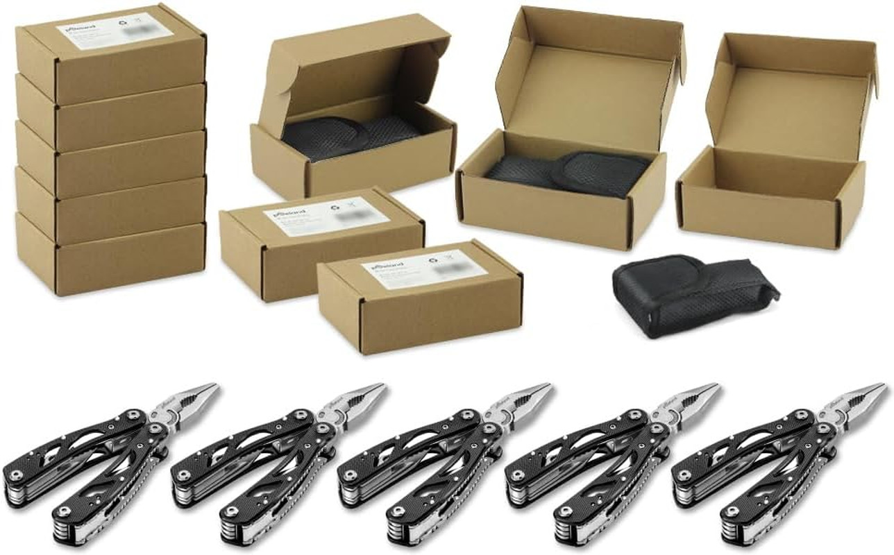 Multitool Pliers Set Stainless Steel Screwdriver Tool with 11 Screwdriver Bits B