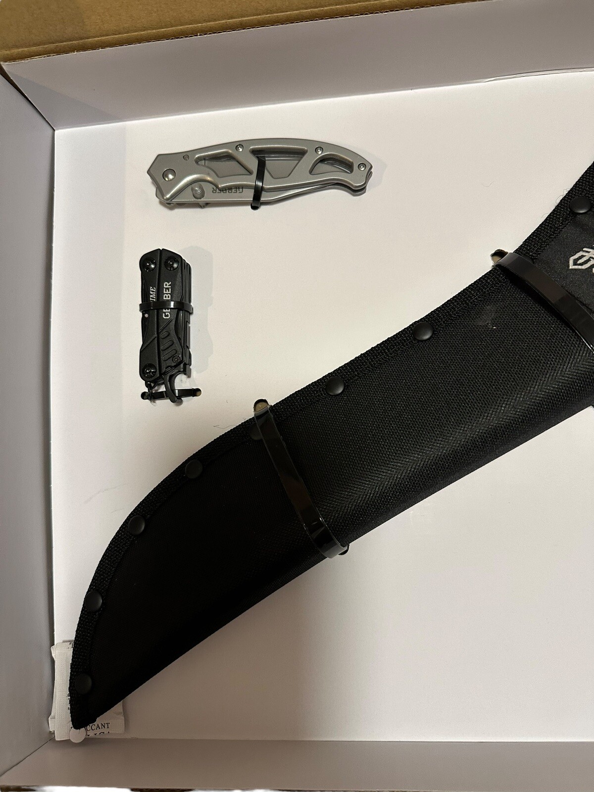 Gerber Trail Series Kit-3-in-1 Gator Machete Jr Paraframe & Dime Multi-tool New