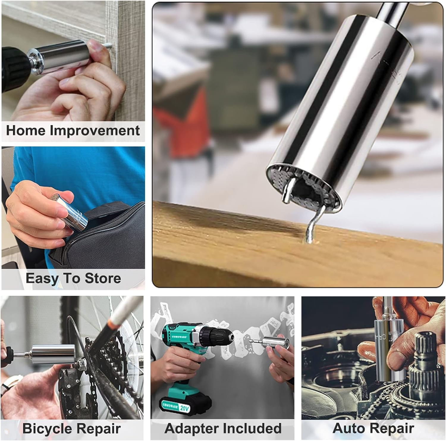 Stuffers for Adults Men, Gifts for Universal Socket Tools White Elephant Gifts D