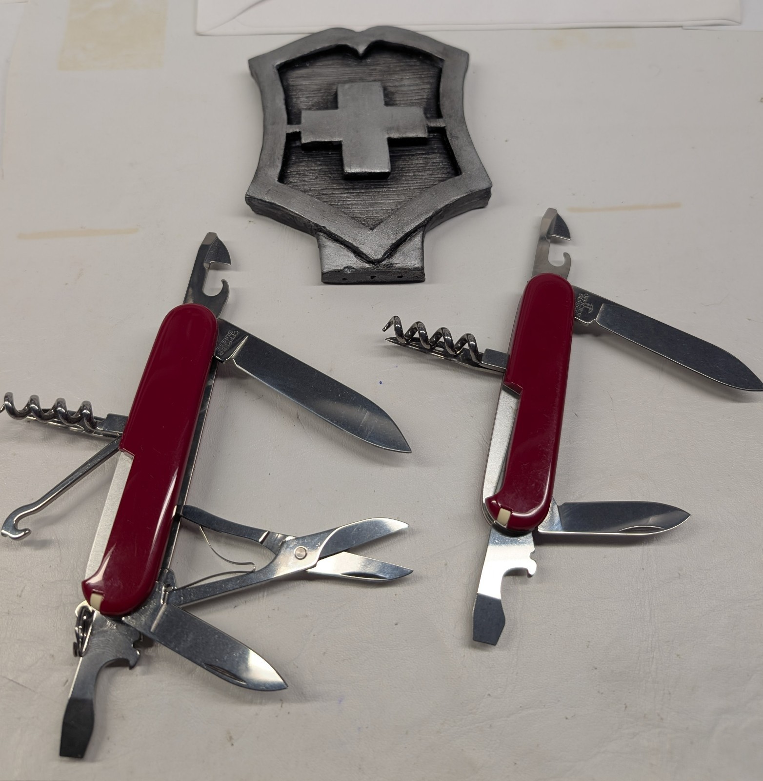 Victorinox Swiss Army Knife CLIMBER & SPARTAN RED 2 tools Never used