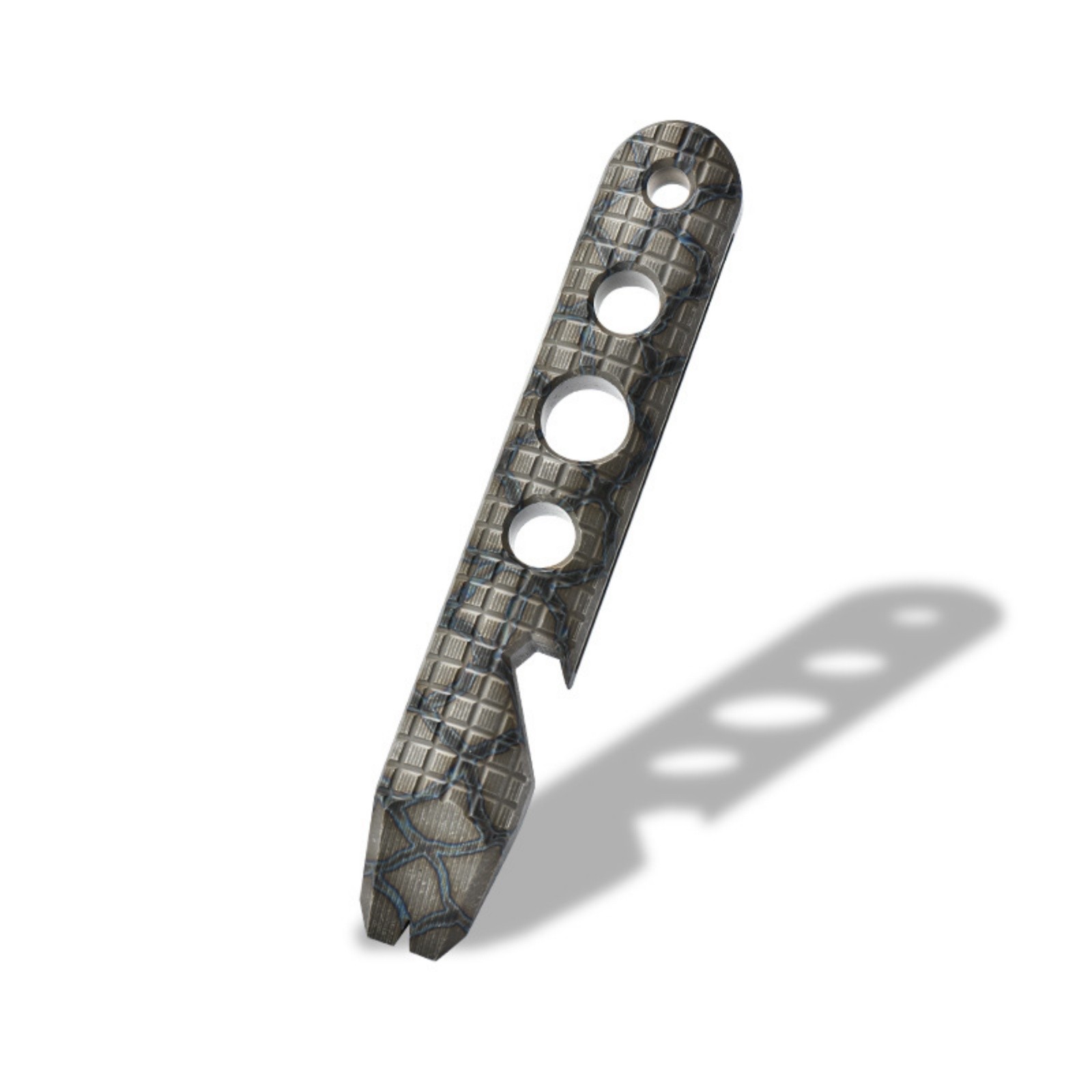 Titanium Alloy Crowbar Wrench Bottle Opener Keychain Outdoor Multi-Tool EDC