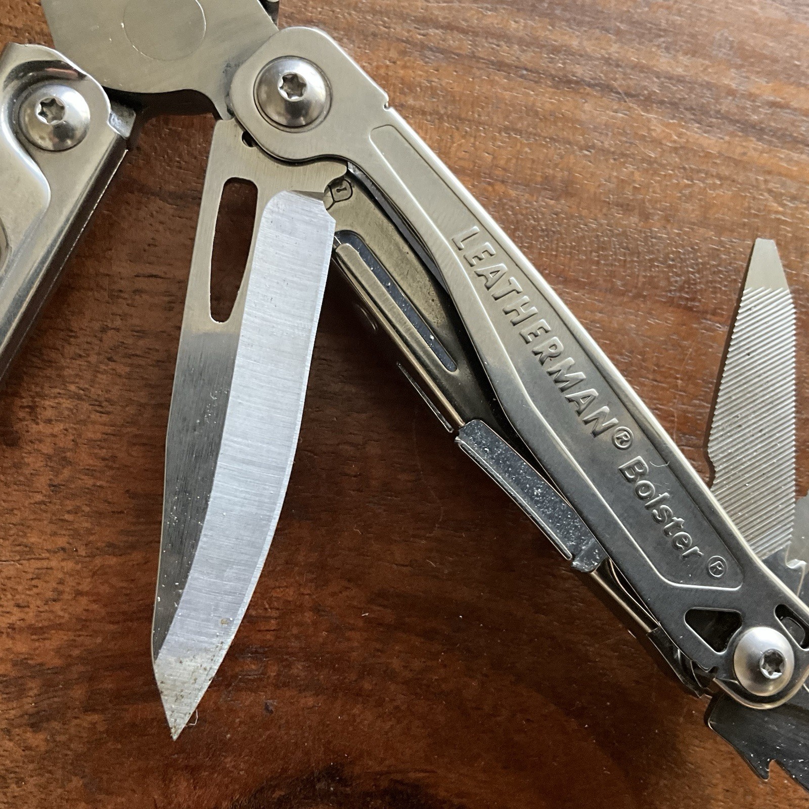 Leatherman Bolster Folding Multi-Tool Knife Plier Stainless