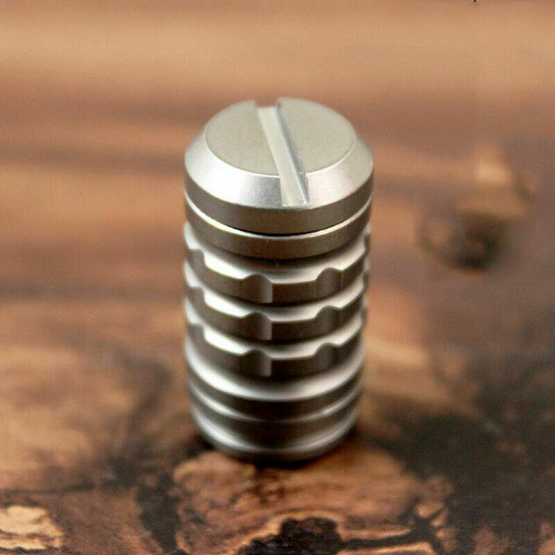 TC4 Titanium Alloy Small Knife Bead Outdoor EDC Lanyard Paracord Rope Pendant