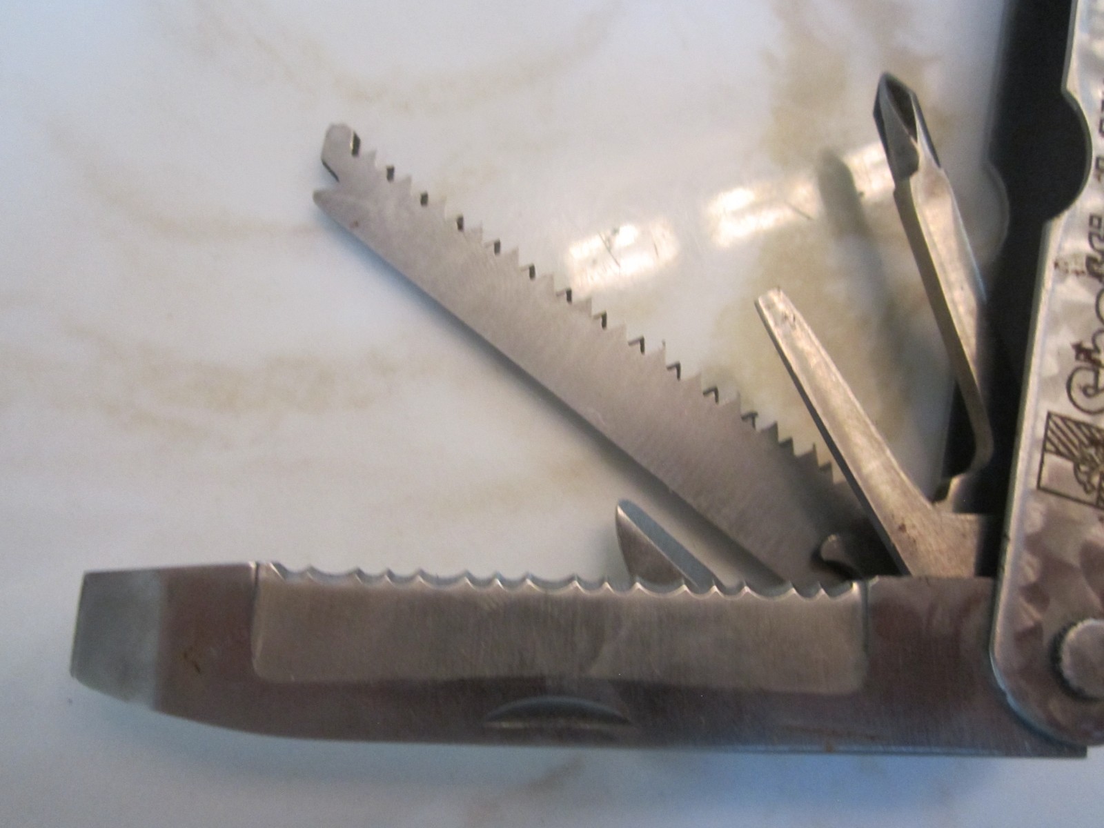 Sheffield Large 4 1/2″ close Multi Tool Needle Nose Pliers Blade and Nylon Pouch