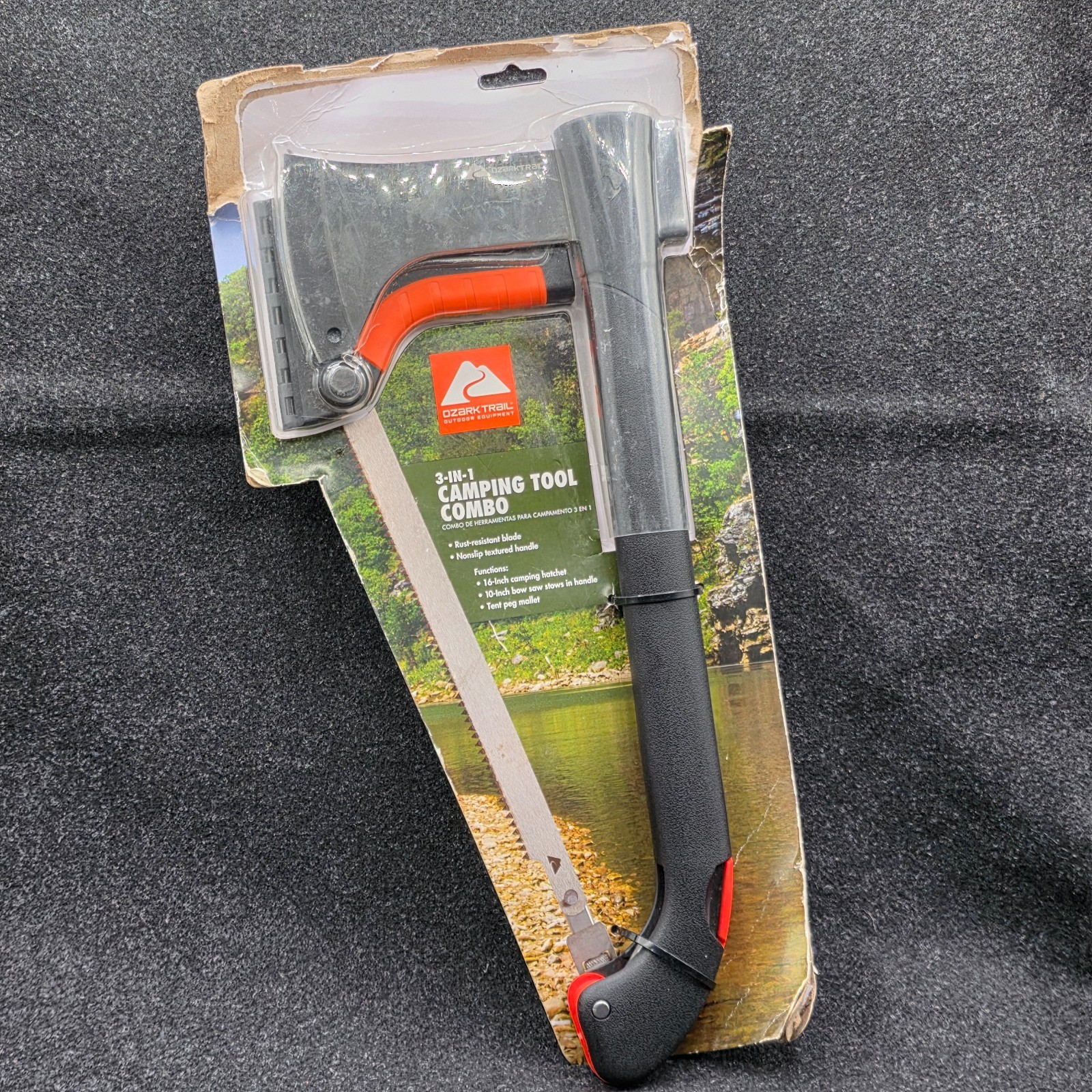 OZARK TRAIL 3 IN 1 CAMPING TOOL COMBO NEW