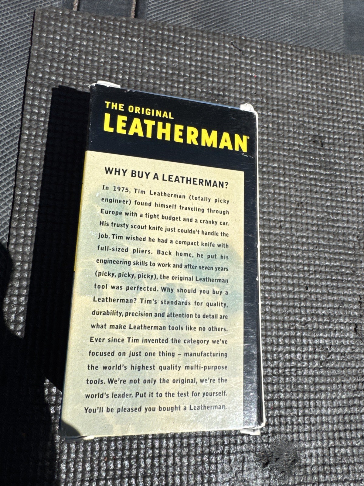 The Original Leatherman PST Pocket Survival Tool Vintage Pkg NOS USA Portland