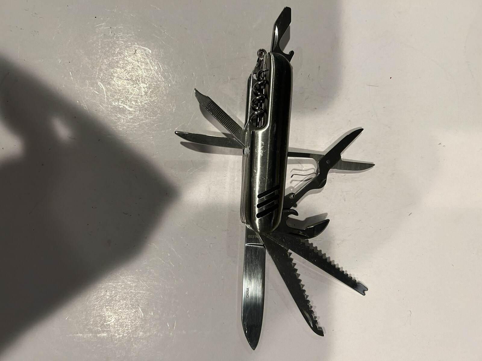 Pocket Knife Multi Tool Blade Stainless Steel Unbranded