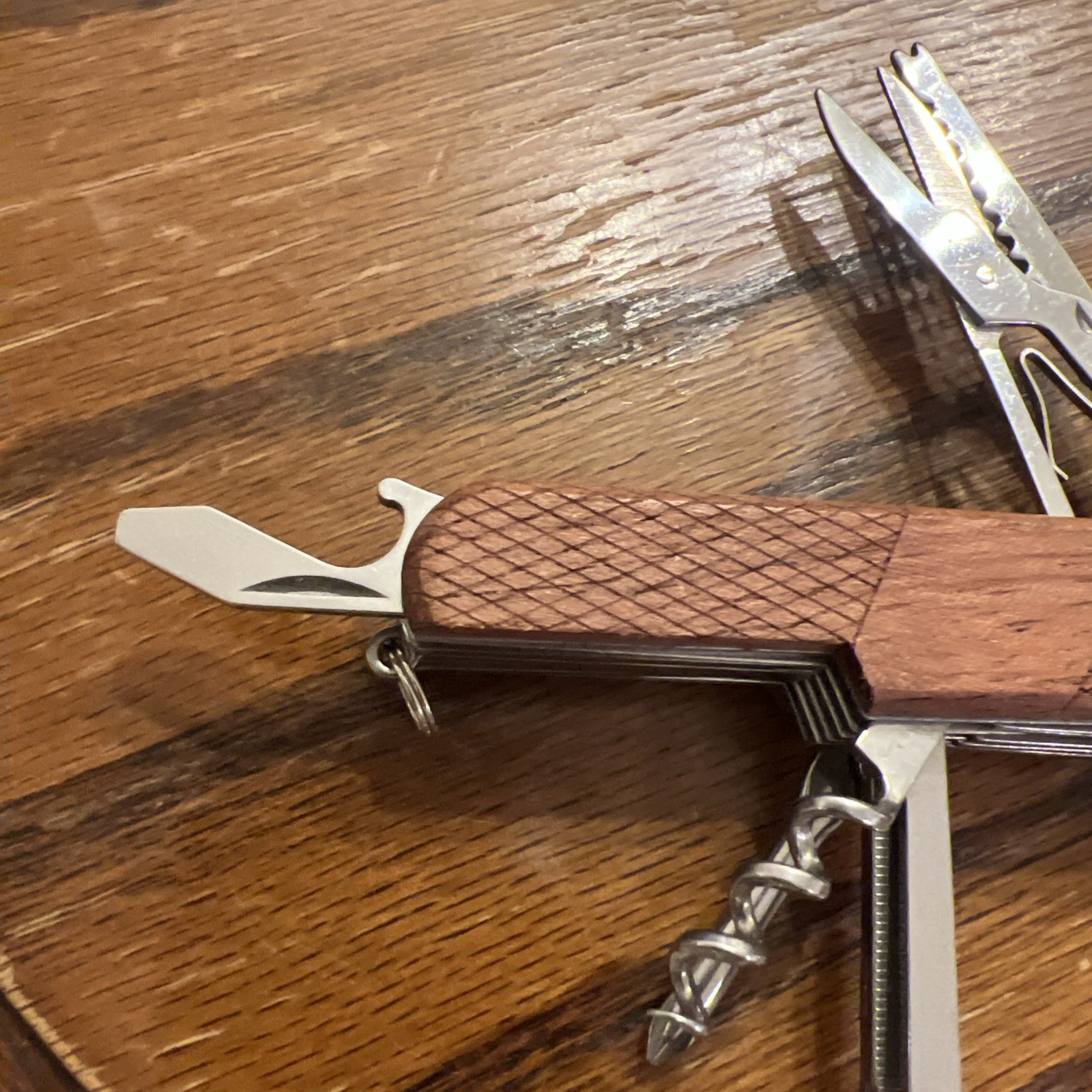 11 Tool Winchester “Swiss” Army Knife Wood-Handled Multi-Tool Knife