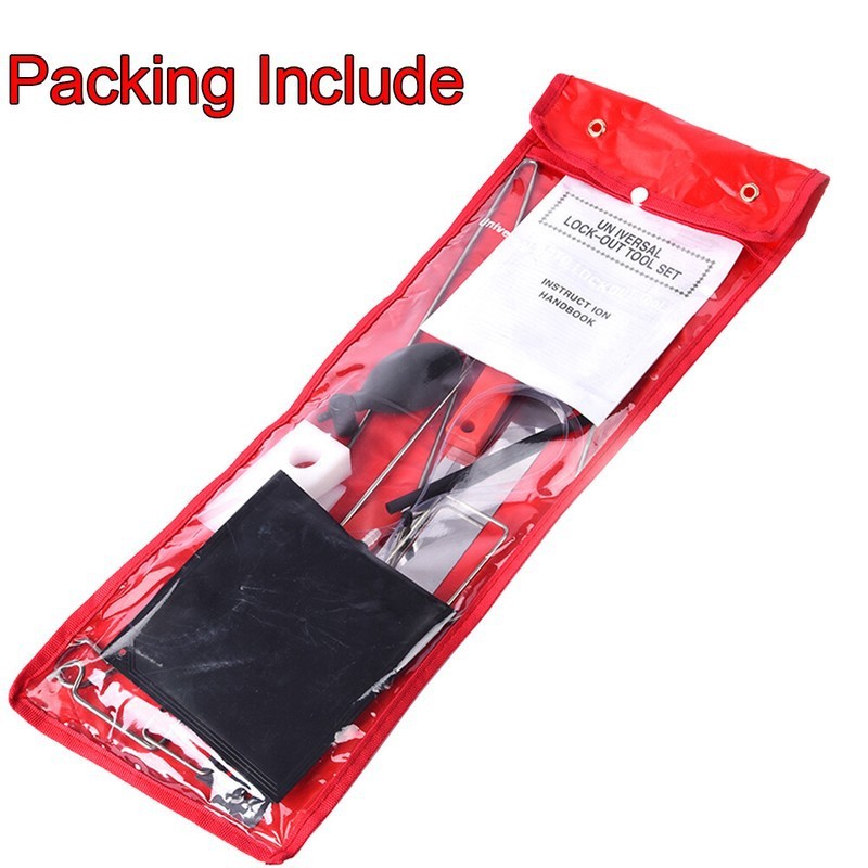 9Pcs Car Door Unlock Tool Kit Lock Out Opening Set Professional Repair
