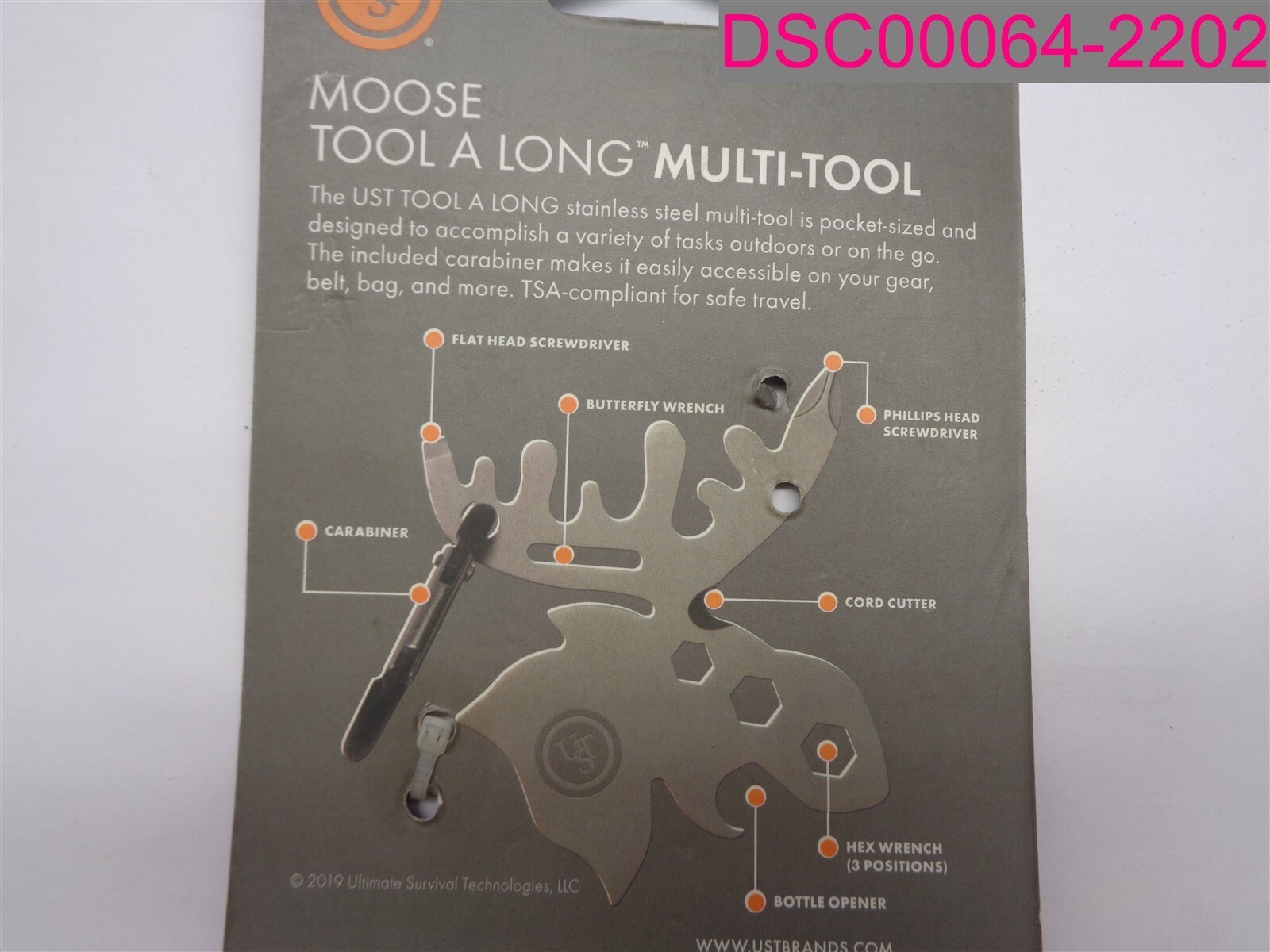 UST Moose Tool A Long Multi-Tool 20-02763