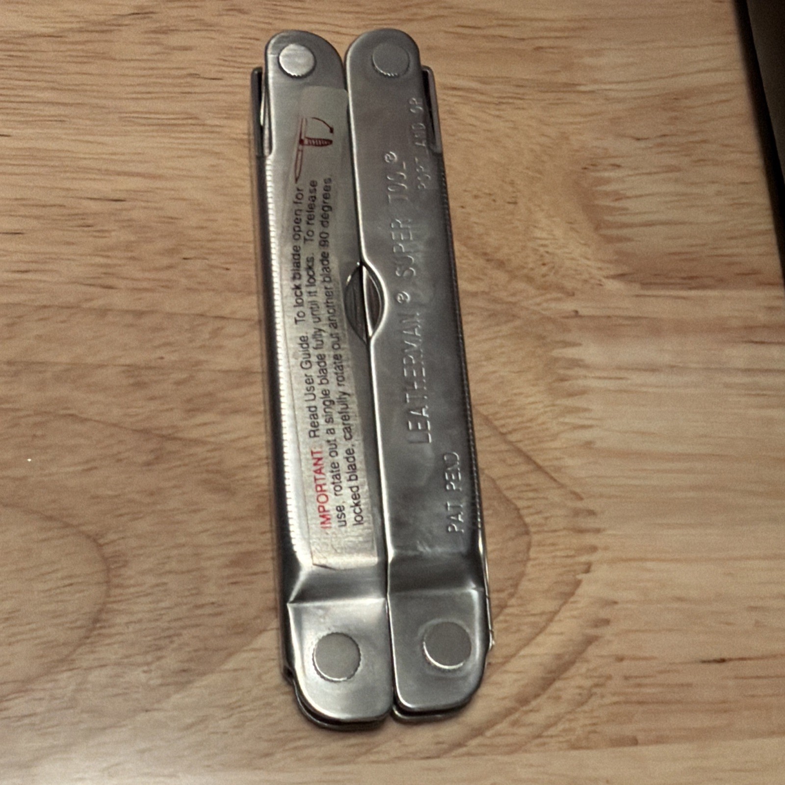 Rare 1997 Leatherman super tool multi-tool pat pending original box sheath lot
