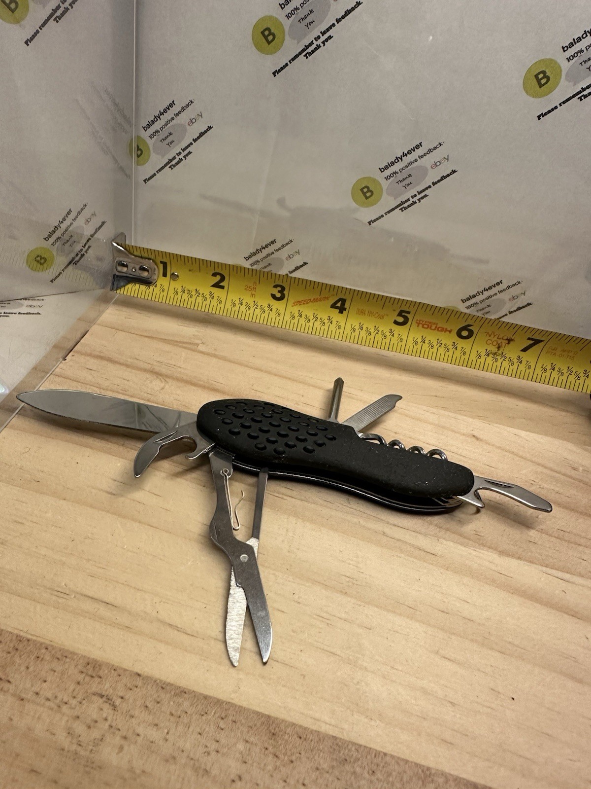 Rubber Handled Multitool 3.5” Closed
