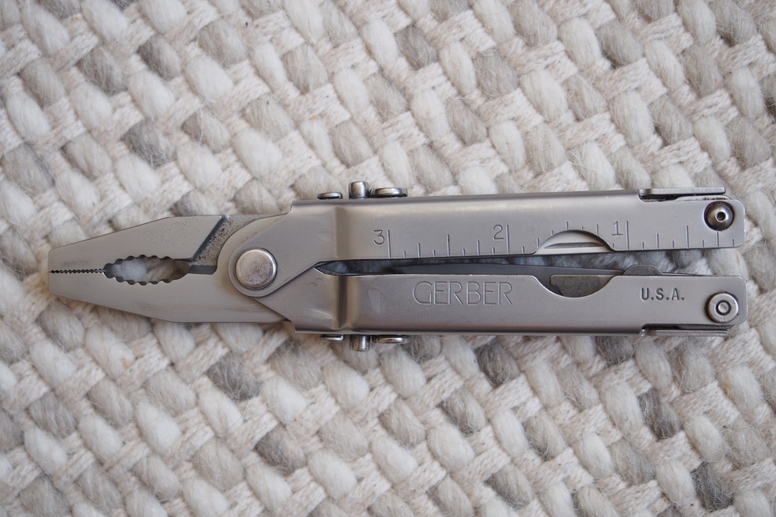 Vintage Gerber USA Multi Tool Blunt Nose Pliers Knife EDC – 5142721 5212844