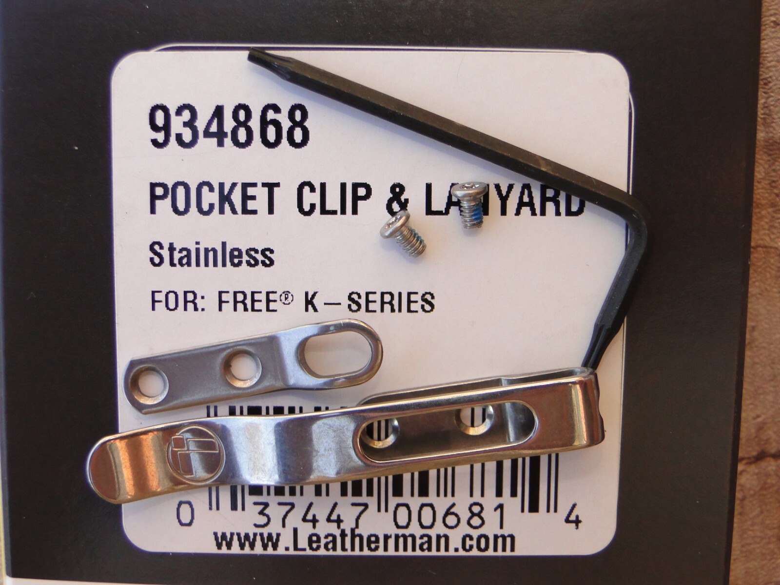 Leatherman® Pocket Clip & Lanyard Ring for Free® K Series Multi-Tools 934868