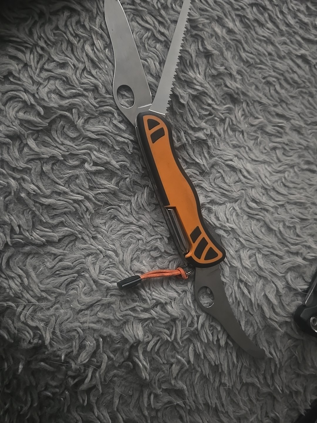 Victorinox Swiss Army Knife Multi-Tool Hunter XT Grip Orange w/Black Nylon Case