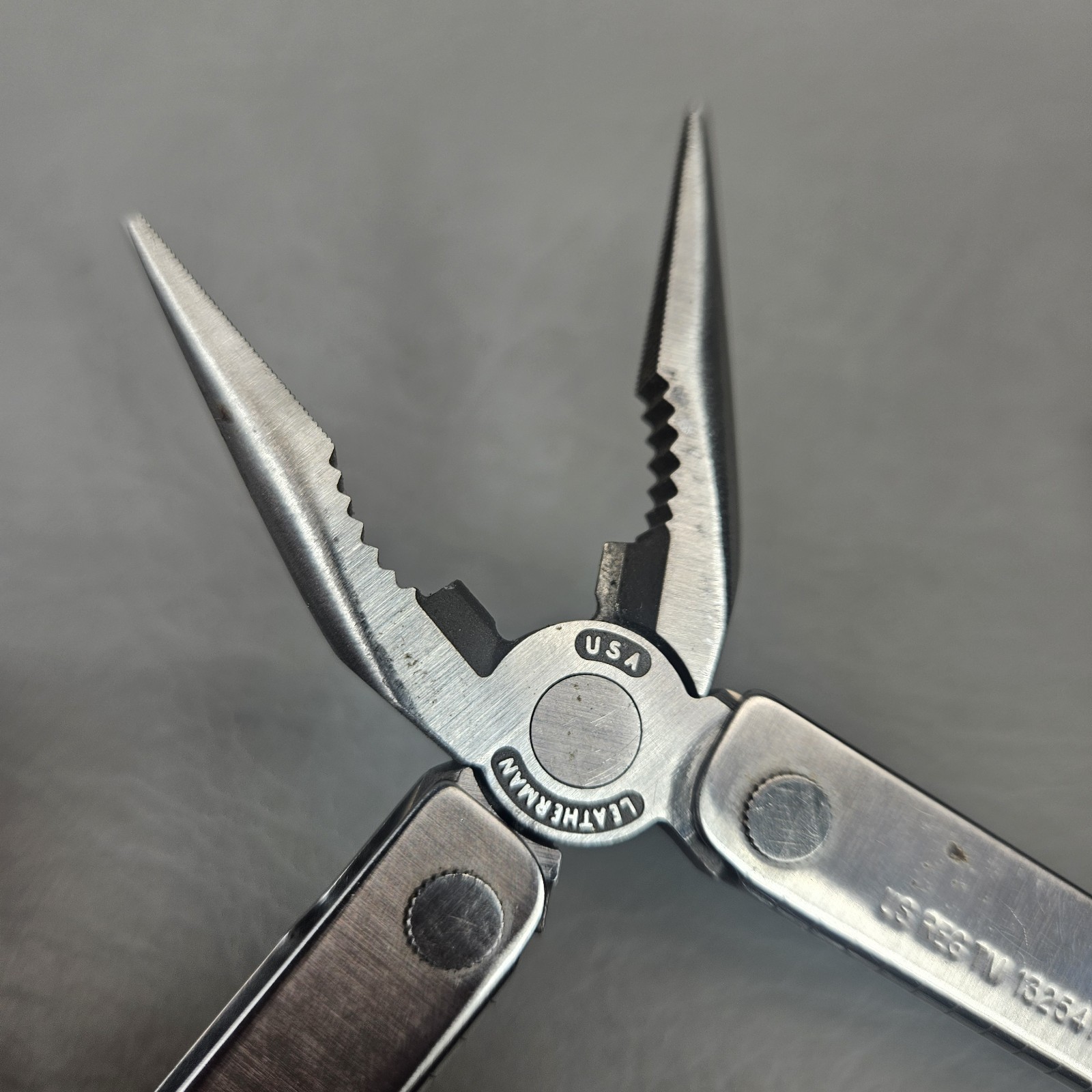 Vintage Leatherman Stainless Steel MultiTool Original Leather Sheath Portland OR