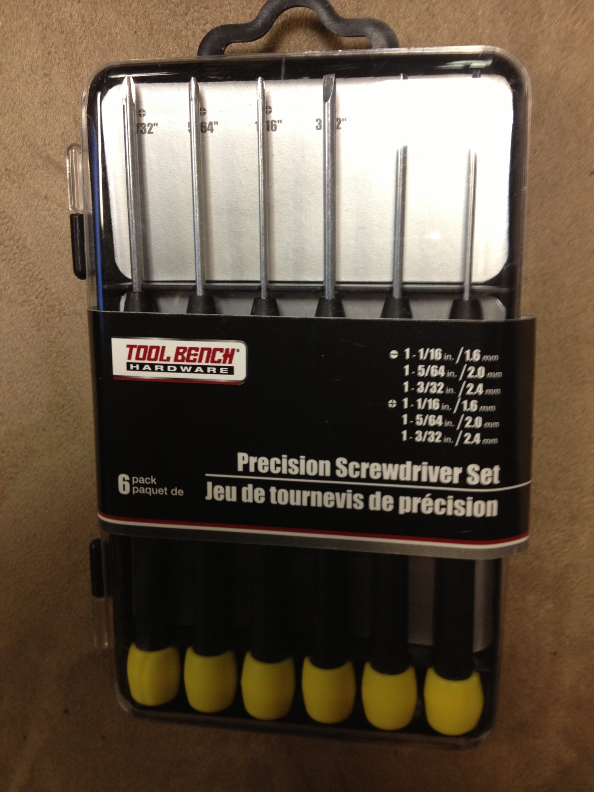 6 PACK PRECISION SCREWDRIVER SET NEW IN PACK