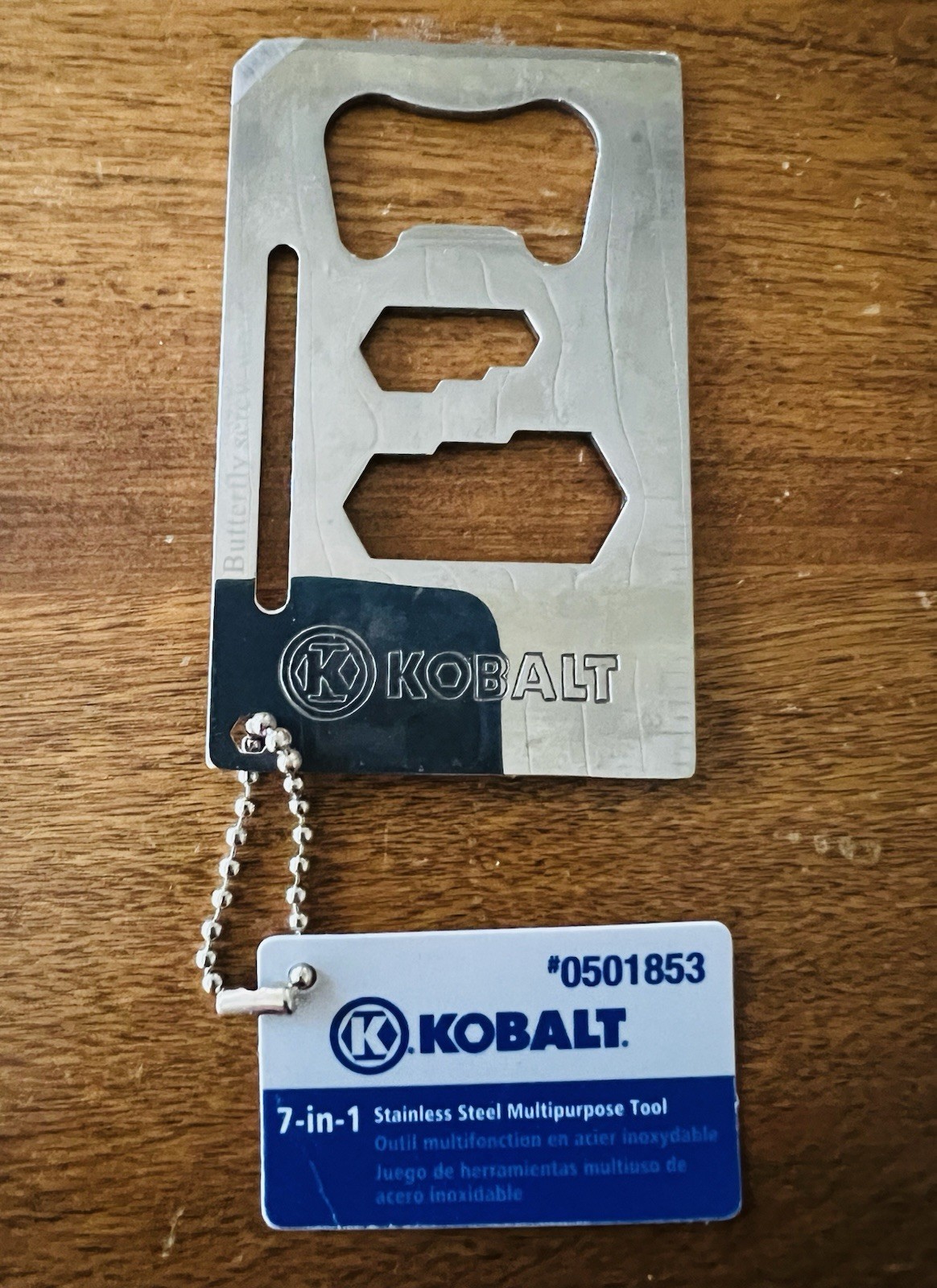 Kobalt 7 In 1 Stainless Steel Multipurpose Tool Keychain