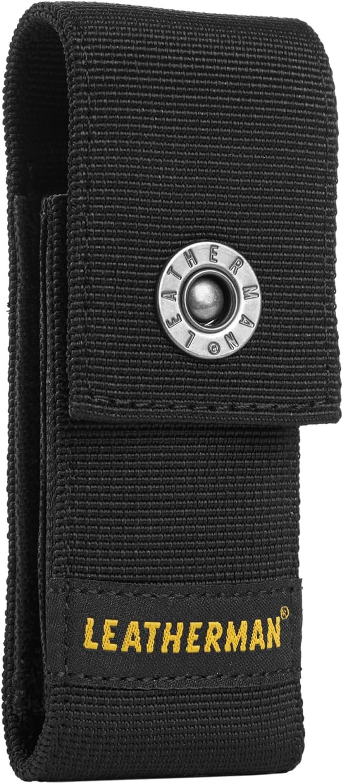, Premium Nylon Snap Sheath, Fits 3.25” to 4.5” Multi-Tools, Black, Medium