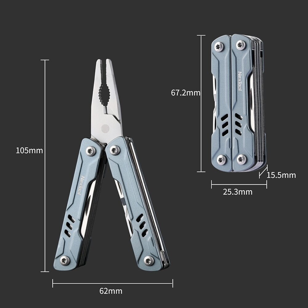 Mini Sailor 11-In-1 Multi-Function Tools 6.7cm Pocket Multitool Pliers