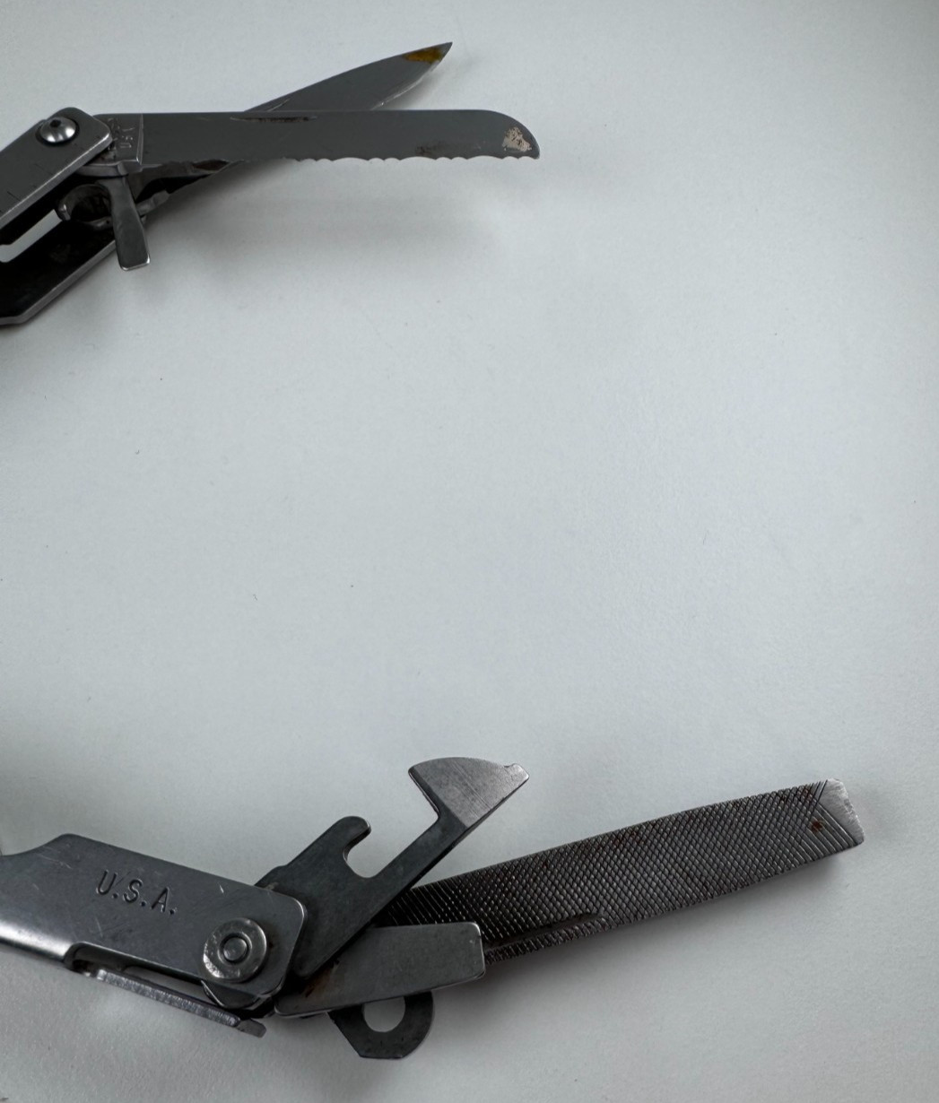 Gerber MP600 Utility Multi-Tool Needle Nose Bluntnose Pliers USA Grey Silver