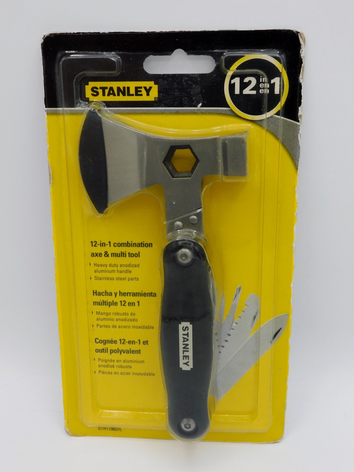 Stanley 12 in 1 Combination Axe & Multi Tool STHT70637L NEW