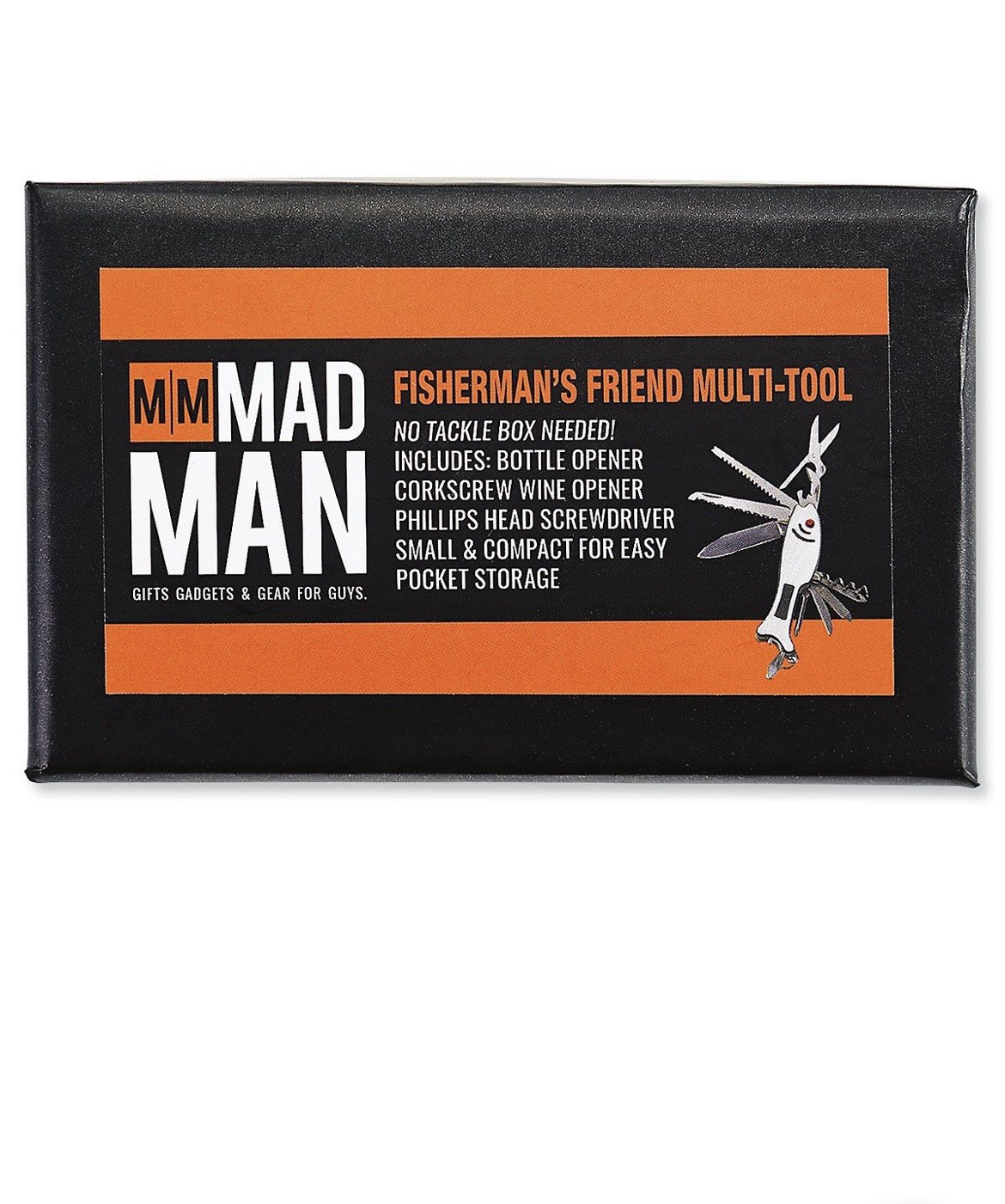 Mad Man Stainless Steel Fishing Multi Tool – Knife, Scissors & Bottle Opener