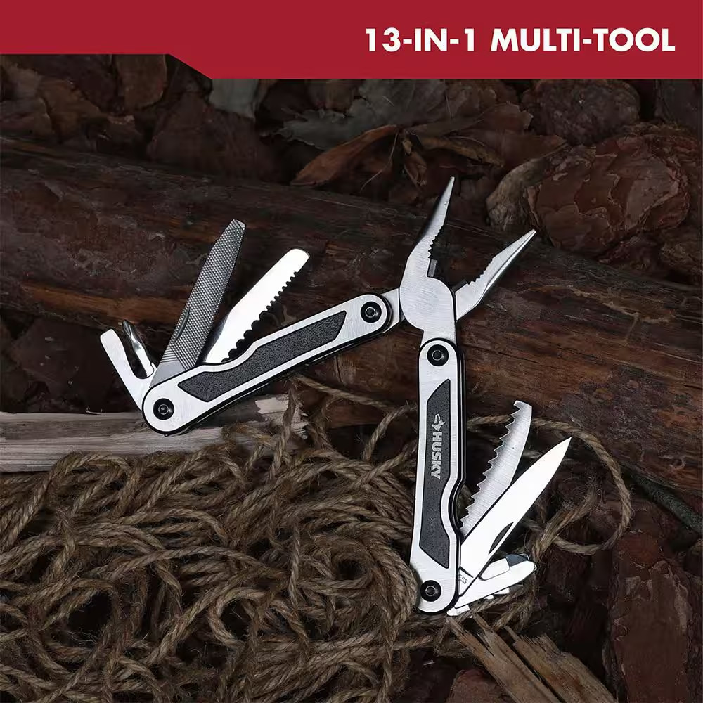 Multi Tool 13 In 1 Stainless Steel Folding Pliers Screwdriver Survival Camping