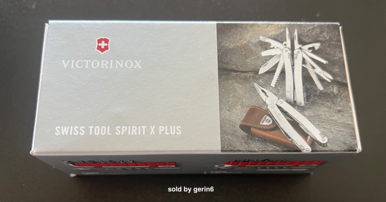 Victorinox Swiss Army Knife, Swisstool Spirit Plus With Leather Pouch 53802, NIB